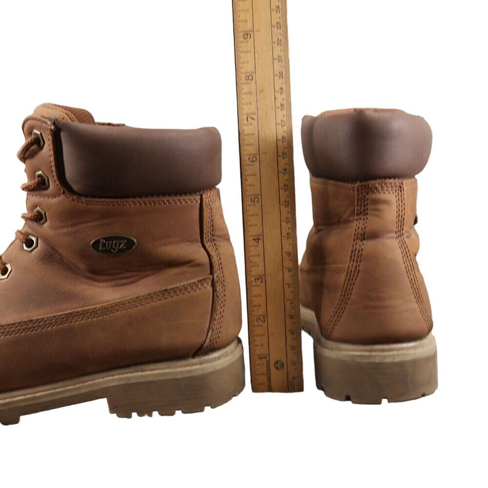 Lugz Shoes Womens 8 Boots Combat Work Lace Up Outdoor Convoy Brown Lug Sole Mid - Picture 7 of 16